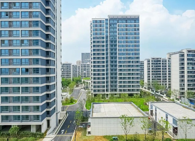 菊园这一新建租赁住房项目交付使用→