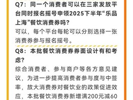 新增满200减60！本周六起报名摇号，2025“乐品上海”餐饮消费券10月份发放安排→